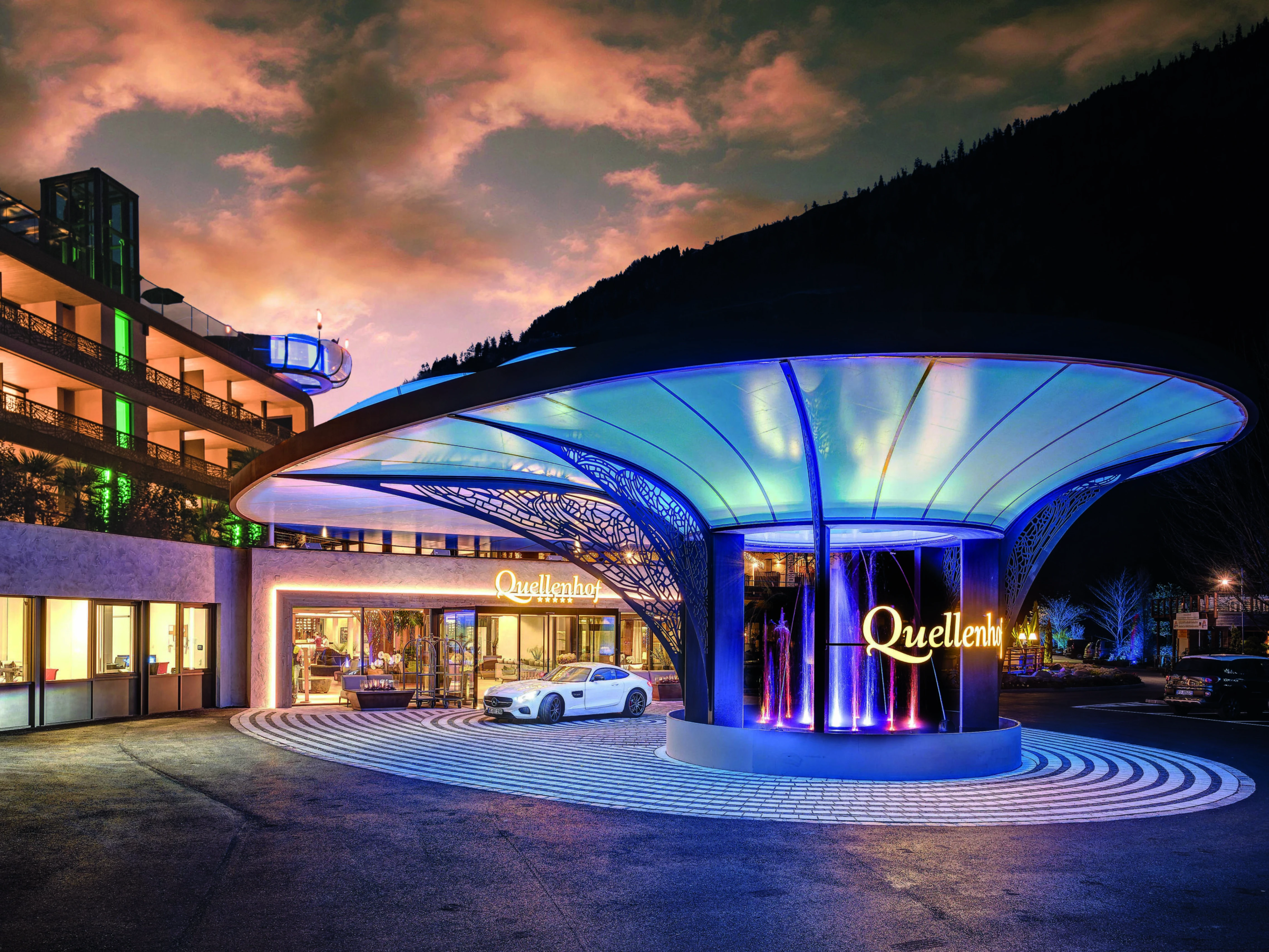 Quellenhof Resort Passeier_Eingang_3